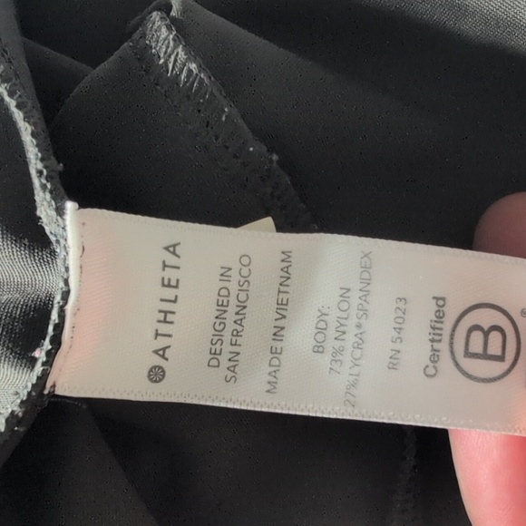 Athleta Grey/Green Trauser Ankle Zipper Size 2P - Picture 12 of 12
